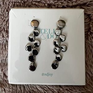 Stella & Dot Metal Bubble Earrings